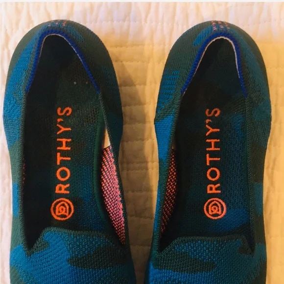 Rothy's Green and Blue Flats - Picture 2 of 4